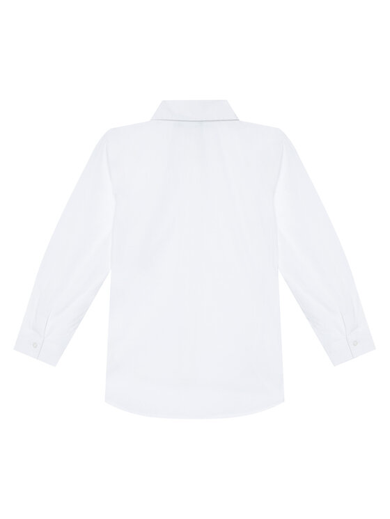 United Colors Of Benetton United Colors Of Benetton Πουκάμισο 5EW7CQ04A Λευκό Oversize