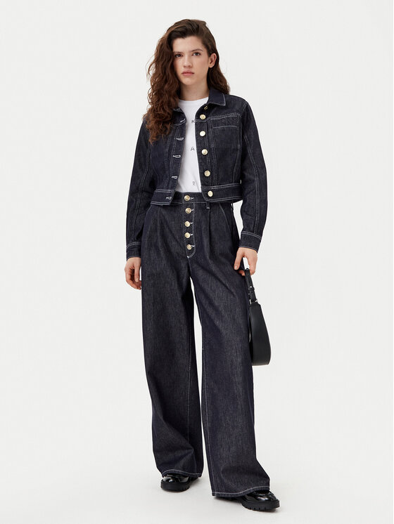 KARL LAGERFELD KARL LAGERFELD Geacă de blugi A1W14048 Bleumarin Regular Fit