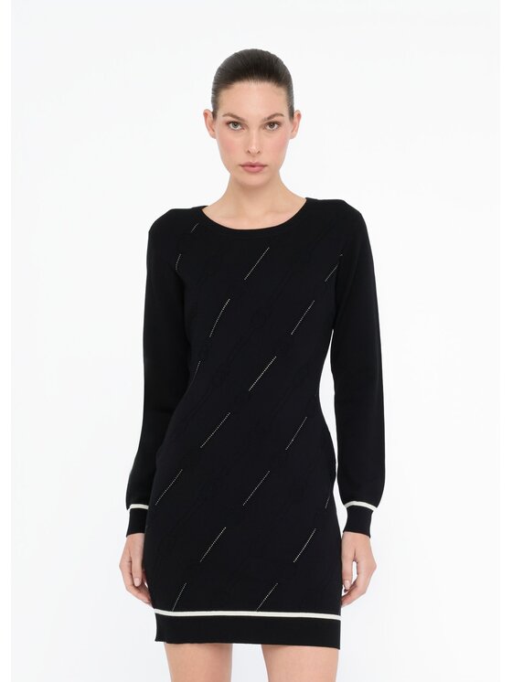 Liu Jo Liu Jo Vestito da giorno TF5304MS63L03N66 Nero Regular Fit