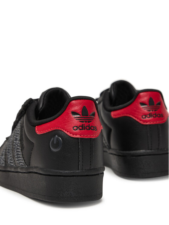 adidas adidas Sneakersy Superstar Led Lights Comfort Closure Elastic Lace Shoes IH6388 Czarny