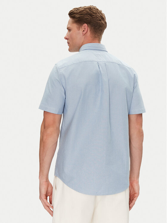 Tommy Hilfiger Tommy Hilfiger Cămașă Heritage MW0MW36272 Albastru celest Regular Fit