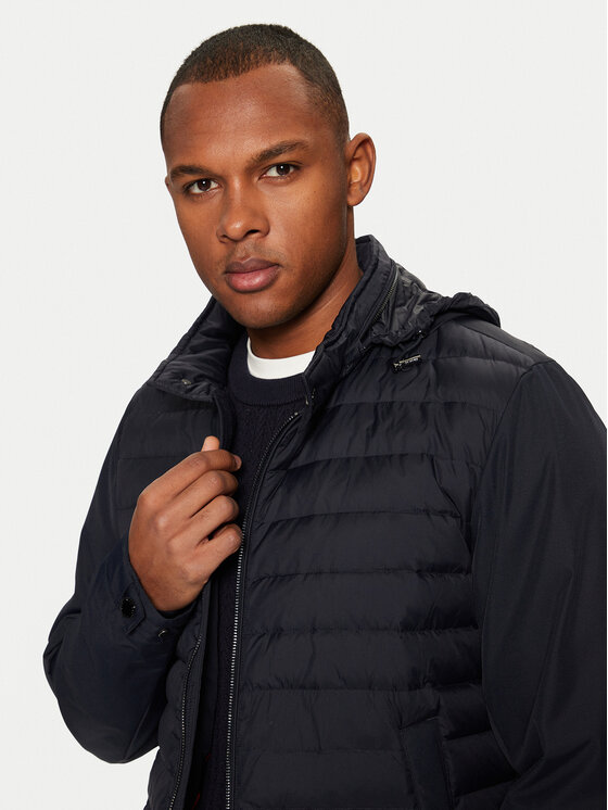 Tommy Hilfiger Tommy Hilfiger Átmeneti kabát MW0MW37689 Sötétkék Regular Fit
