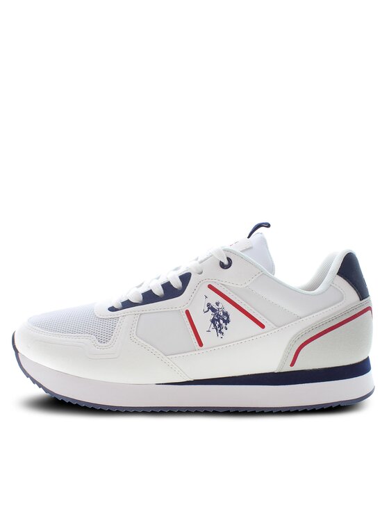 U.S. Polo Assn. U.S. Polo Assn. Sneakersy Nobil NOBIL004C Biały