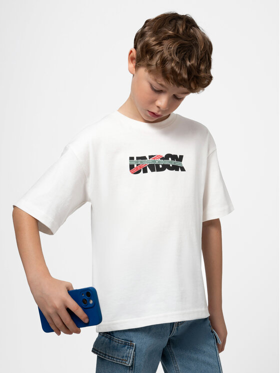 Mayoral Mayoral T-Shirt 6042 Biały Regular Fit
