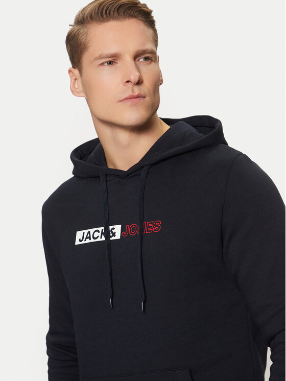 Jack & Jones Jack & Jones Bluza 12233599 Granatowy Regular Fit