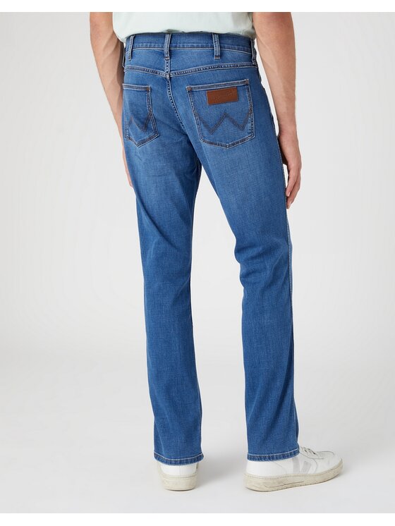 Wrangler Wrangler Jeansy GREENSBORO Niebieski Straight Leg