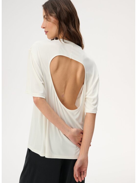 LEBRAND LEBRAND T-Shirt Ariana Biały