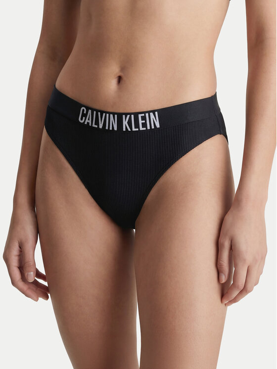 Calvin Klein Swimwear Bikini partea de jos LV00Q61240 Negru