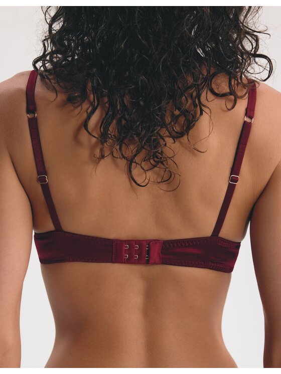 Esotiq Esotiq Biustonosz push-up 45975 Bordowy