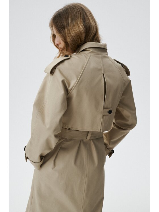 MARI PRETI MARI PRETI Trench Chiara Beige Regular Fit