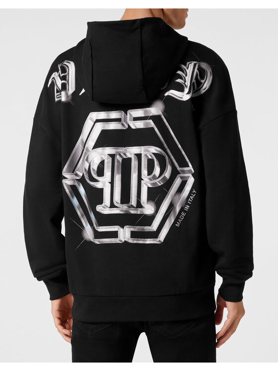 PHILIPP PLEIN PHILIPP PLEIN Mikina 821 Černá Regular Fit