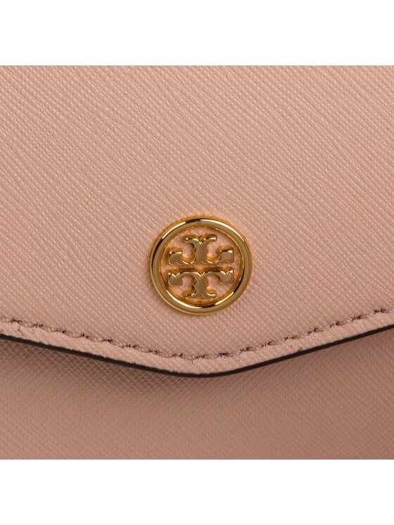 Tory Burch Pale Apricot Robinson Small Top-Handle Satchel Bag at
