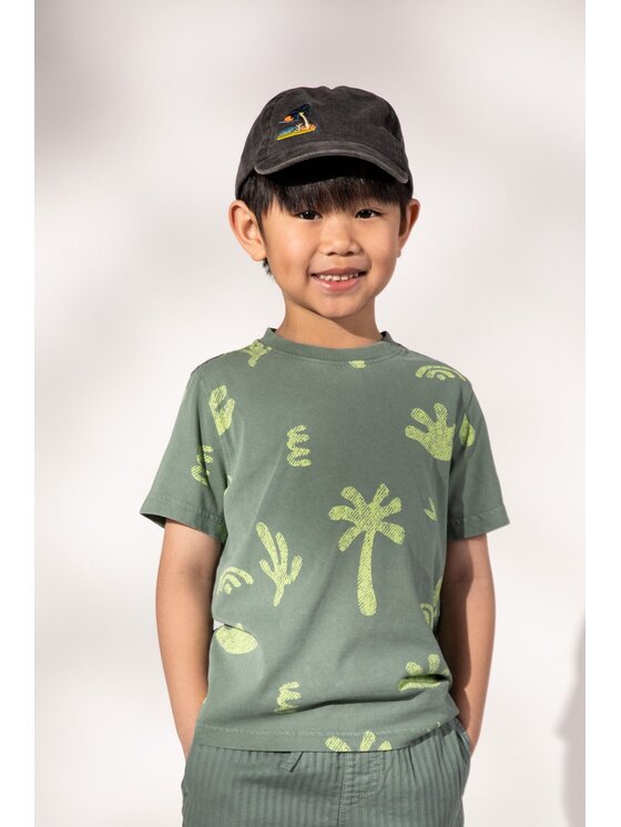 Coccodrillo Coccodrillo T-Shirt WC6143203TBK-011 Zelená Regular Fit