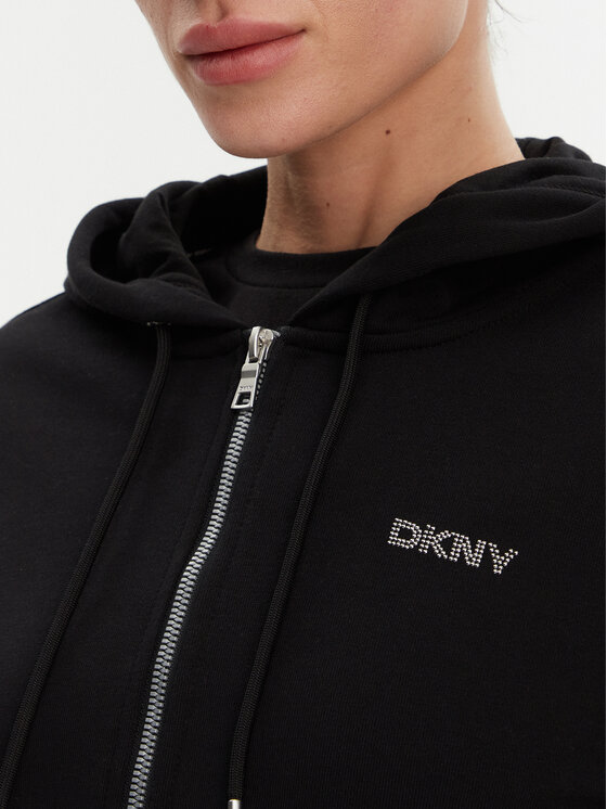 DKNY Sport DKNY Sport Majica dugih rukava DP5J9588 Crna Regular Fit