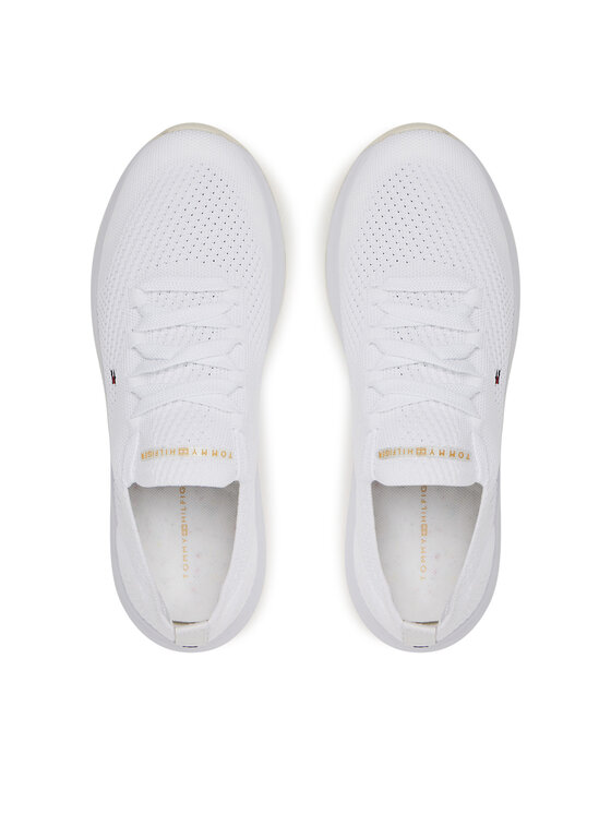 Tommy Hilfiger Tommy Hilfiger Tenisice Th Knit Runner FW0FW08813 Bijela