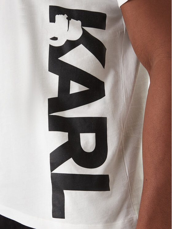 KARL LAGERFELD KARL LAGERFELD T-Shirt A2M46038 Bílá Regular Fit