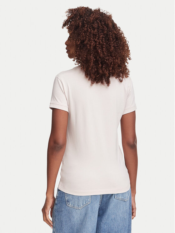 Guess Guess Póló W2YI44 J1314 Világos lila Slim Fit