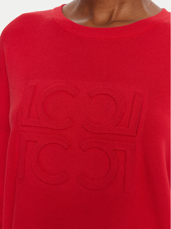 LOLA CASADEMUNT LOLA CASADEMUNT Sweter LF2511004 Czerwony Loose Fit
