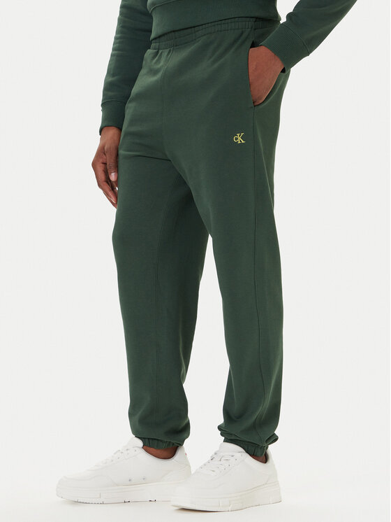 Calvin Klein Jeans Calvin Klein Jeans Jogginghose LV04RD241G Grün Regular Fit
