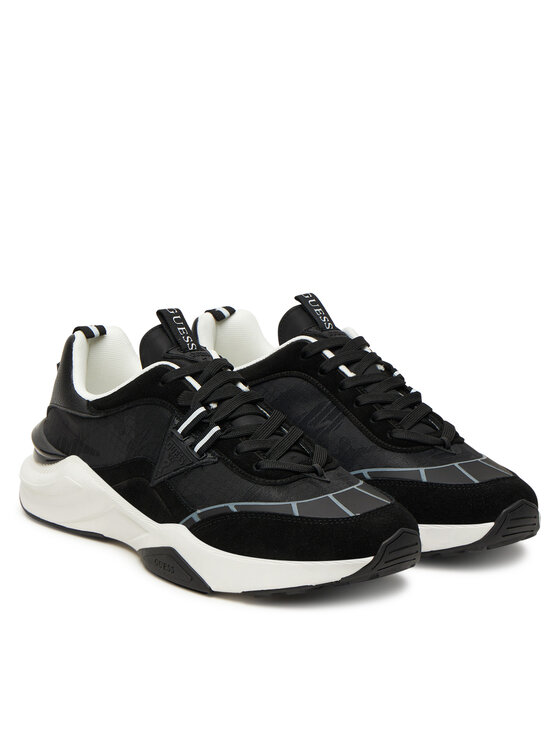 Guess Guess Sneakersy FMTVAL FAB12 Czarny