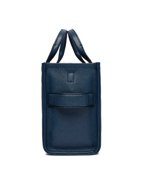 Marc Jacobs Marc Jacobs Ročna torba The Leather Small Tote Bag H009L01SP21 Mornarsko modra