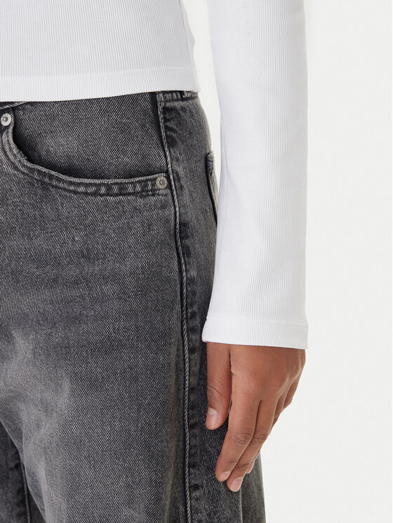 Calvin Klein Jeans Calvin Klein Jeans Bluzka Monogram LV047A803G Biały Slim Fit