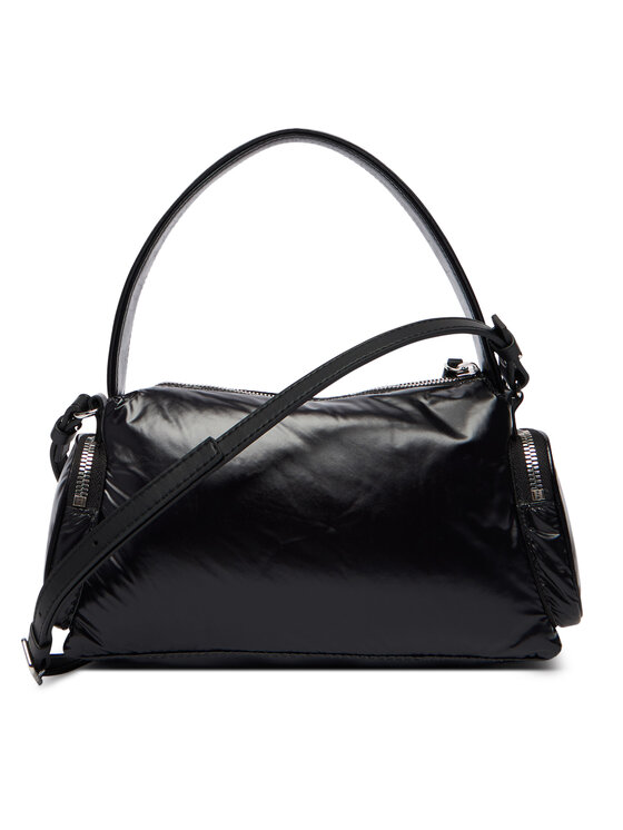 Calvin Klein Calvin Klein Kabelka Pocket Shiny Nylon Small Bag LV04F3405G Čierna
