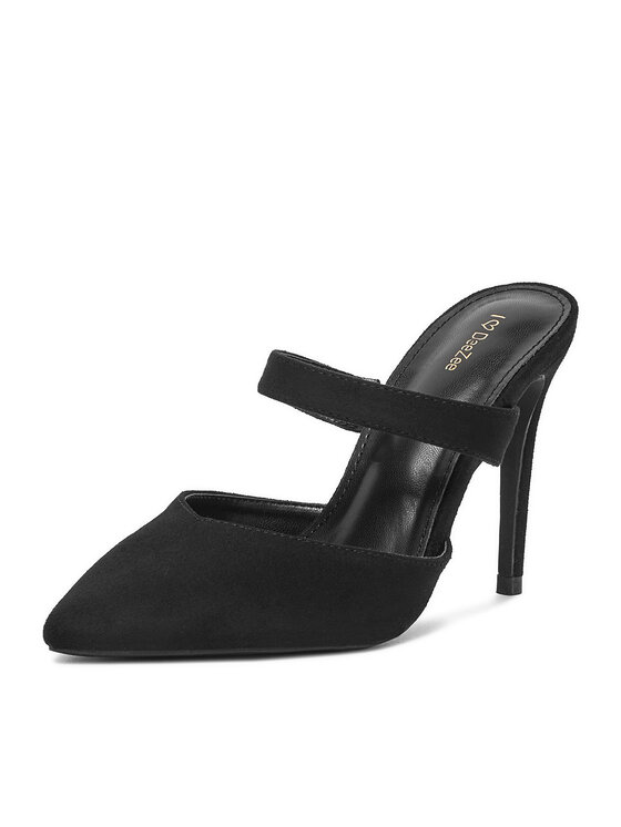 DeeZee DeeZee Pantoletten HT78401-7 Schwarz