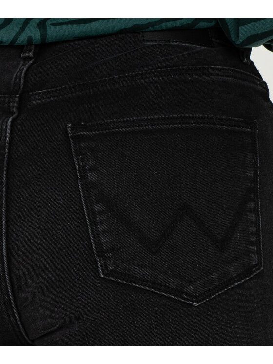 Wrangler Wrangler Jeansy W26RDF449 Czarny Straight Leg