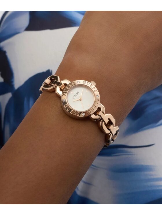 Guess Guess Zegarek GW1019L4 Różowe złoto