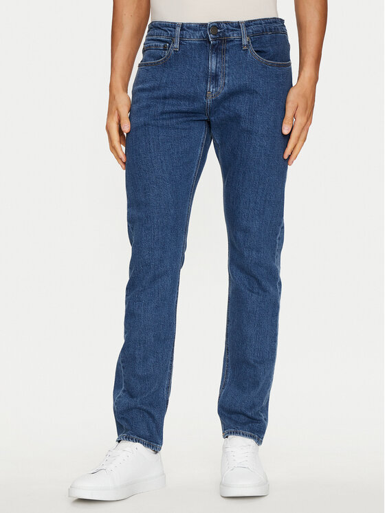 Calvin Klein Calvin Klein Traperice K10K113642 Plava Slim Fit