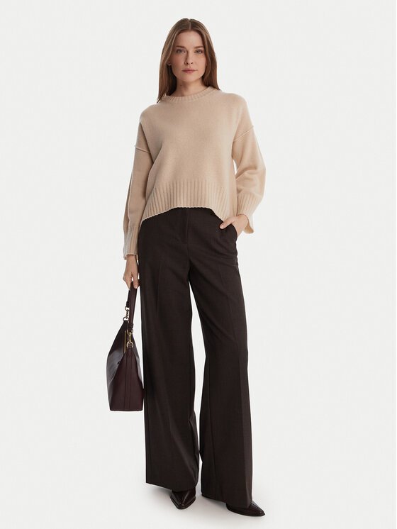 Marella Marella Pullover Amelia 2523366305 Écru Loose Fit