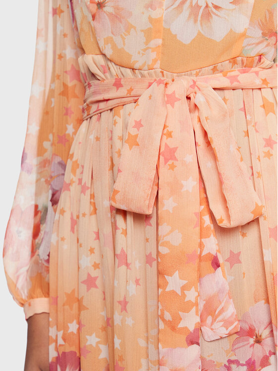TWINSET TWINSET Letní šaty 231TP2738 Oranžová Regular Fit