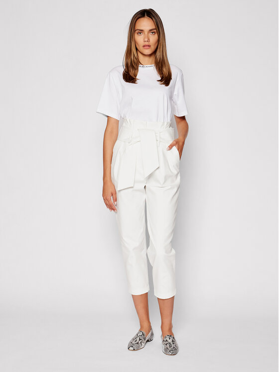 T-shirt Logo 2321JTS002828A Bianco Regular Fit
