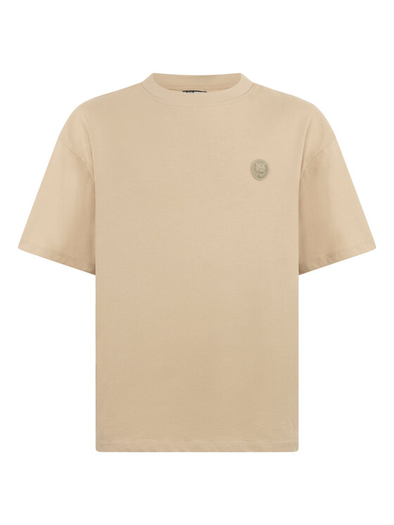 Plein Sport Plein Sport T-Shirt 29096 Beżowy Regular Fit