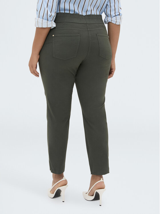 Fiorella Rubino Fiorella Rubino Pantaloni di tessuto P713T005196N035 Verde Skin Fit