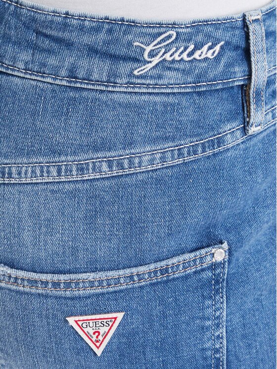 Guess Guess Jeansy W6YA82 D1331 Niebieski Wide Leg