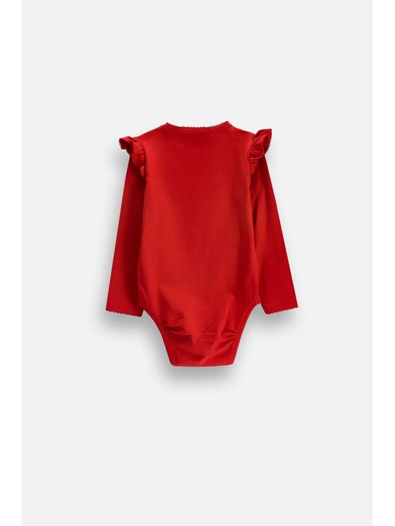 Coccodrillo Coccodrillo Body dziecięce ZC6112102EBG-009 Czerwony Regular Fit