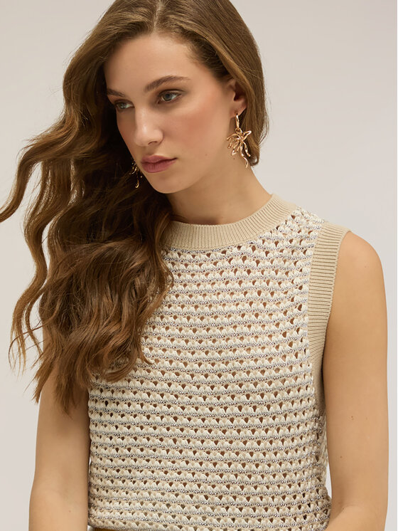 Motivi Motivi Maglione M180W003881N0R2 Crema Regular Fit