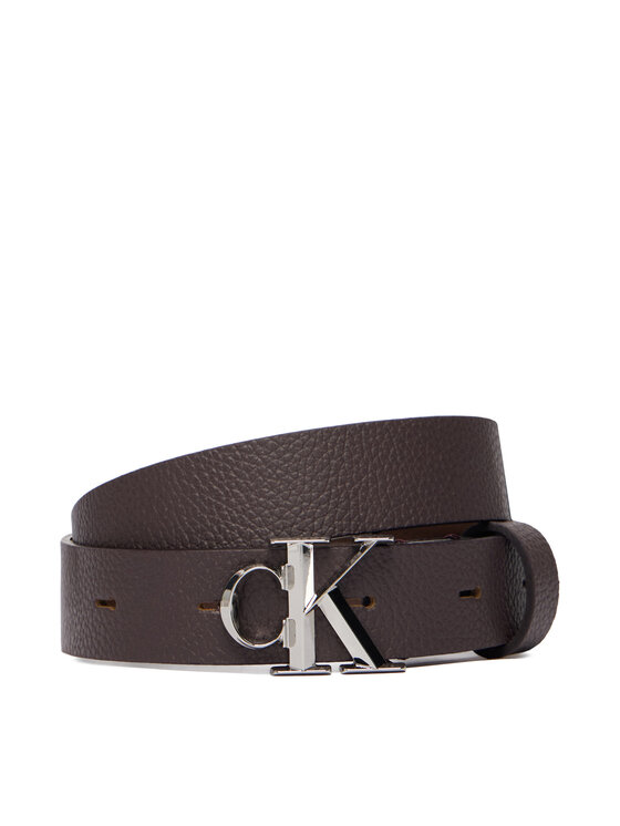 Calvin Klein Curea de Damă Facet Ck Buckle Pebble LV04F7060G Maro