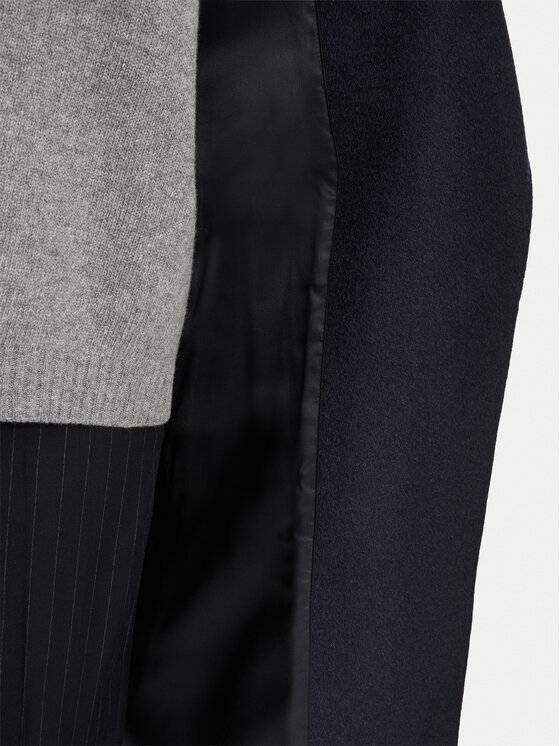 Weekend Max Mara Weekend Max Mara Vilnonis paltas Tempera 2625016072 Tamsiai mėlyna Regular Fit