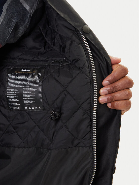 Barbour Barbour Übergangsjacke Sapper MWX0020BK71 Schwarz Regular Fit