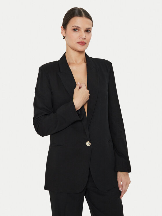 ViCOLO ViCOLO Pintsak TB1561 Must Regular Fit