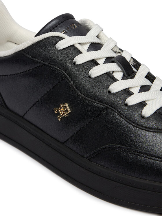 Tommy Hilfiger Tommy Hilfiger Sneakers Th Heritage Shiny Sneaker FW0FW09179 Schwarz