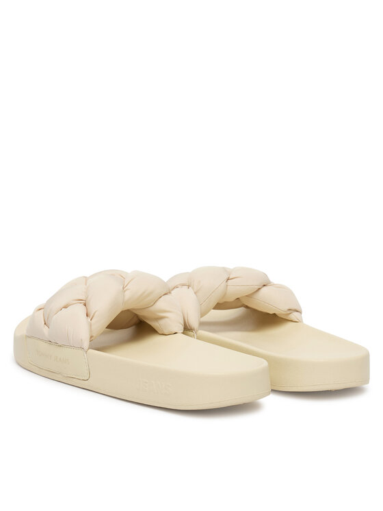 Tommy Jeans Tommy Jeans Šľapky Tjw Braided Slides EN0EN02975 Écru