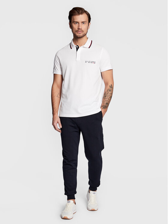 Polo Brand Love Logo MW0MW29525 Bianco Regular Fit...