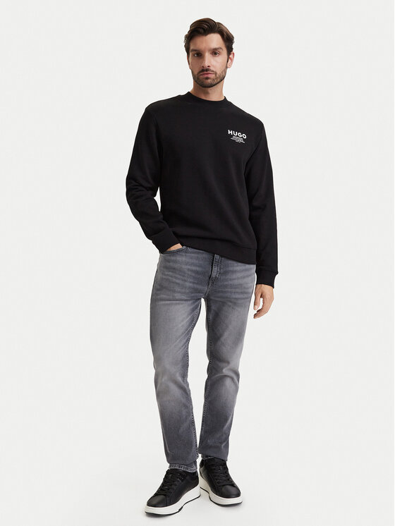 HUGO HUGO Mikina Nespon 50572772 Černá Regular Fit