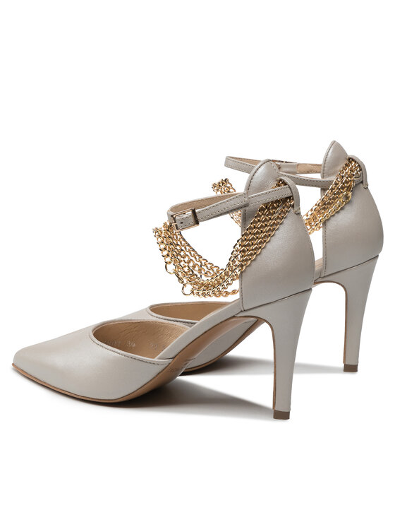Scarpe stiletto D03807-2835-005 Beige