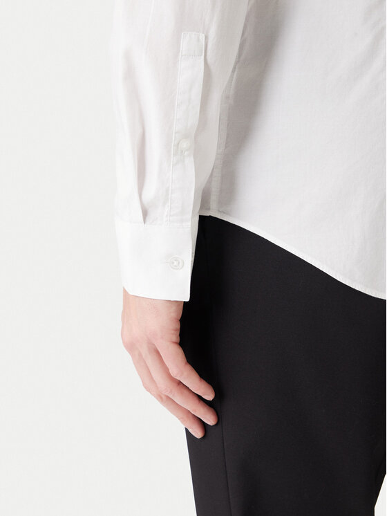 Calvin Klein Calvin Klein Koszula LV019EU120 Biały Slim Fit