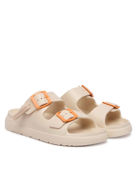 D.Franklin D.Franklin Šľapky Vibe Foam 2 DFSH413005 Béžová
